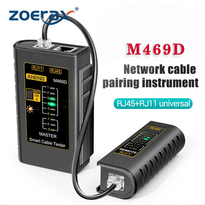ZoeRax Network Cable Tester, RJ45 Cable Lan tester RJ45 RJ11 RJ12 CAT5 UTP LAN Cable Tester Networking Tool network Repair